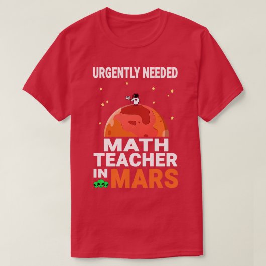 T-shirt Un professeur de maths doit impérativement être pr (Design devant)