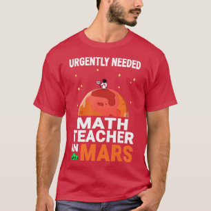 T-shirt Un professeur de maths doit impérativement être pr