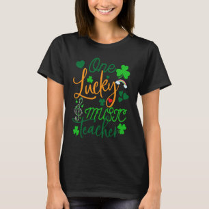 T-shirt Un professeur de musique chanceux St Patricku2019s