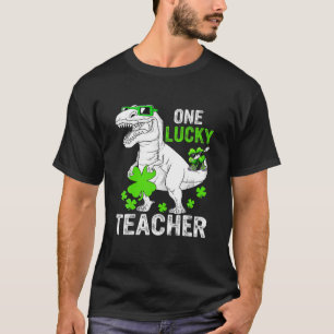 T-shirt Un Professeur Heureux Dinosaure Drôle Drôle Saint