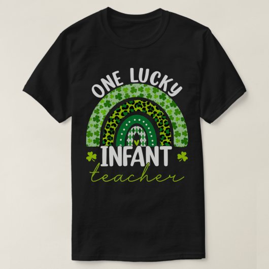 T-shirt Un Professeur Lucky Infant Rainbow Saint Patricks (Design devant)