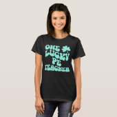T-shirt Un Professeur Lucky PE St Patrick's Day Enseignant (Devant entier)