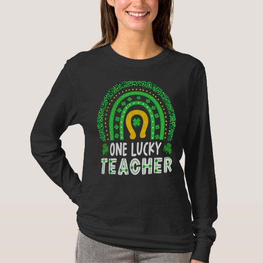 T-shirt Un Professeur Lucky St Patrick S Day Drôle (Devant)