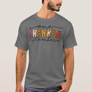 T-shirt Un Professeur Remercié Funny Automne Thanksgivin