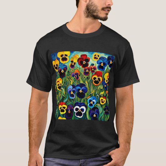 T-shirt Un public de panneaux (Devant)
