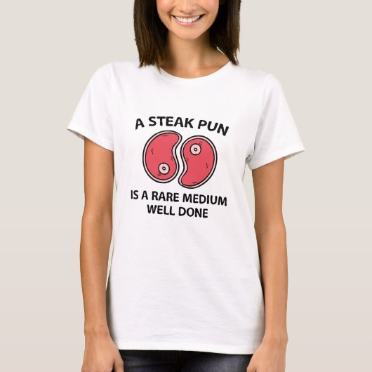 T-shirt Un Pun À Vapeur (Devant)