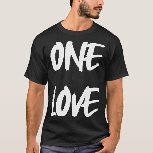 T-shirt Un Rasta Amoureux Dit : (Devant)