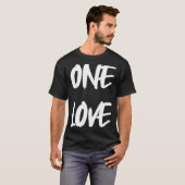 T-shirt Un Rasta Amoureux Dit : (Devant entier)