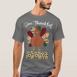 T-shirt Un Remerciements Nonna Turquie Leopard Turquie Tha