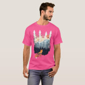 T-shirt Un Renard Dans Le Far (Devant entier)