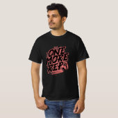 T-shirt Un Rep De Plus - Push Beyond Limits Gym Design (Devant entier)