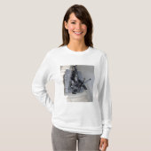 T-shirt Un robot Talon 3B escalade un vol de stai (Devant entier)