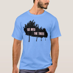 T-shirt Un rose forestier
