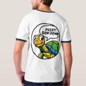 T-shirt Un Sage Chromatique : Tortue Sage Psychedelique Po (Dos)