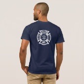T-shirt Un sapeur-pompier EMT (Dos entier)