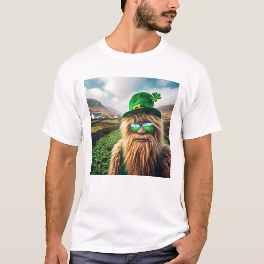 T-shirt Un sasquatch irlandais (Devant)
