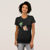 T-shirt Un scientifique fou tenant une potion verte (Devant entier)