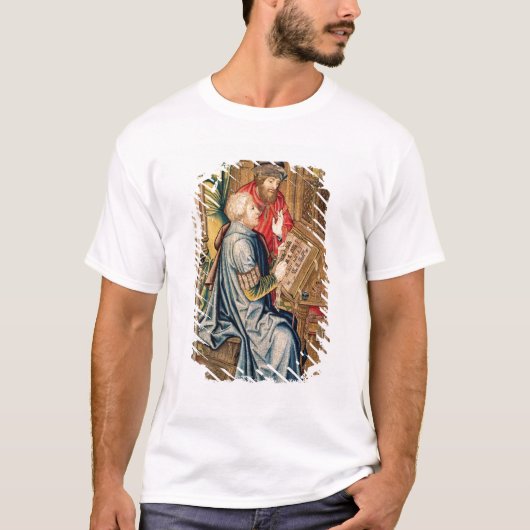 T-shirt Un scribe écrivant un compte (Devant)