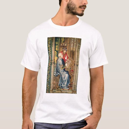 T-shirt Un scribe écrivant un compte (Devant)