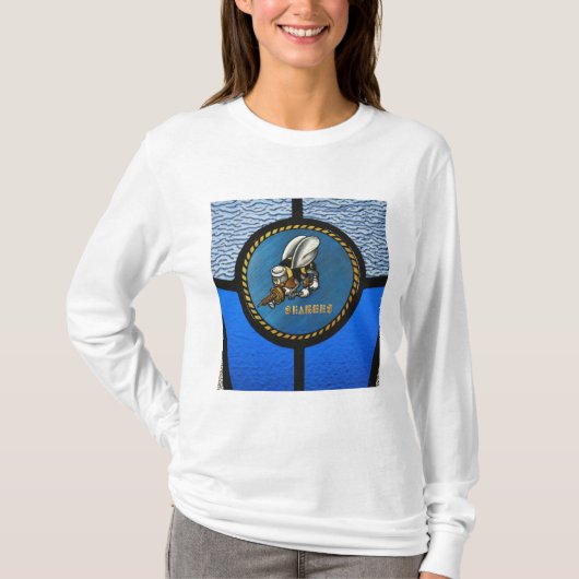 T-shirt Un seul logo Seabee (Devant)
