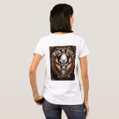 T-shirt Un "Skull" Rock And Roll Band (Dos entier)