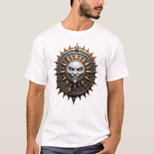 T-shirt Un soleil au visage expressif.