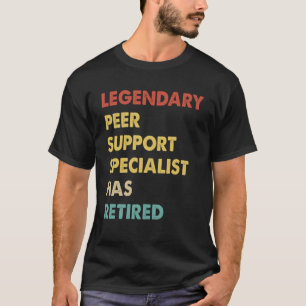T-shirt Un Spécialiste Légendaire Du Soutien Par Les Pairs