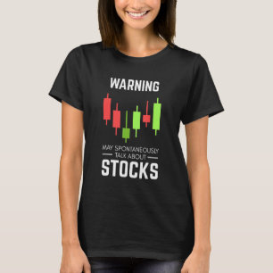 T-shirt Un stock Dit Pour Les Investisseurs Sur Le Marché