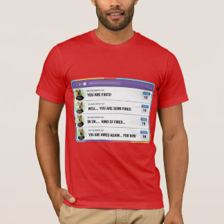 T-shirt Un stupide patron qui tire sur des gens par erreur