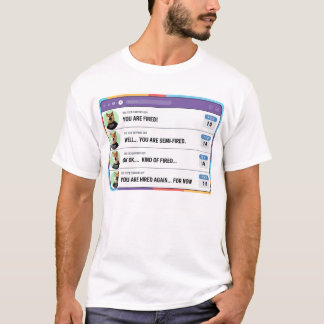 T-shirt Un stupide patron qui tire sur des gens par erreur