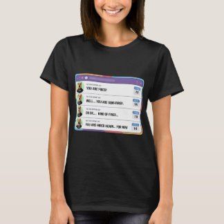 T-shirt Un stupide patron qui tire sur des gens par erreur