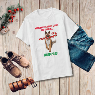 T-shirt Un Sucre de canne berger très allemand Noël