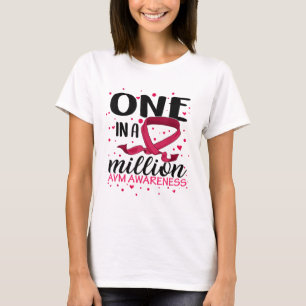 T-shirt Un Sur Million De Personnes Atteintes Au Cerveau D