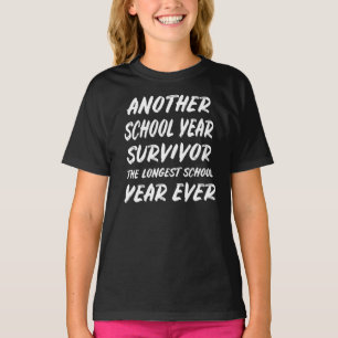 T-shirt Un survivant d'une autre année scolaire La plus lo