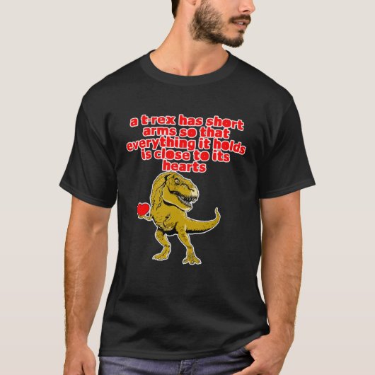 T-shirt Un T-rex a des armes courtes .. (Devant)
