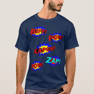 T-shirt Un tas cool de taches de bande dessinée colorées