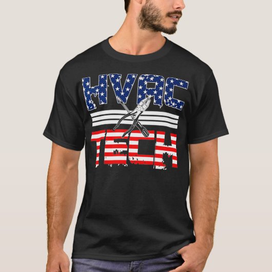 T-shirt Un Technicien D'ACC Offre Une Conception Sur L'Arr (Devant)