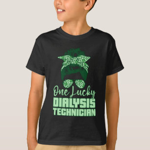 T-shirt Un technicien en dialyse chanceux Technologie Néph