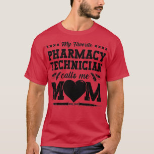 T-shirt Un technicien en pharmacie m'appelle Maman Pharmac