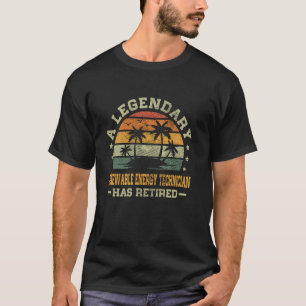 T-shirt Un Technicien Légendaire En Énergie Renouvelable A