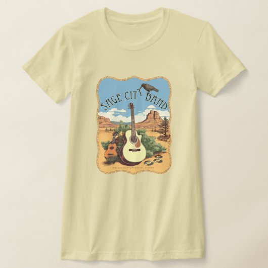 T-shirt Un tee-shirt pour femmes avec un design de groupe  (Poser)