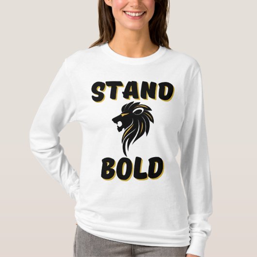 T-shirt Un Teneur Juste En Tête Comme Lions La Longue Manc (Devant)