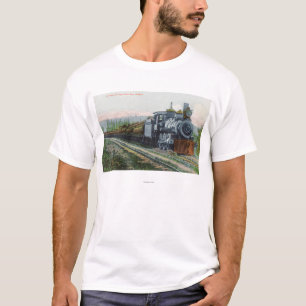 T-shirt Un train de baie de LogsCoos, OU
