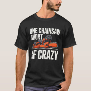T-shirt Un travailleur du bois à la tronçonneuse drôle à u