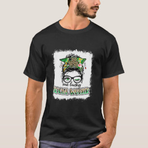 T-shirt Un travailleur social chanceux Une infirmière chan