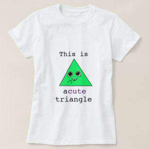 T-shirt Un triangle mignon