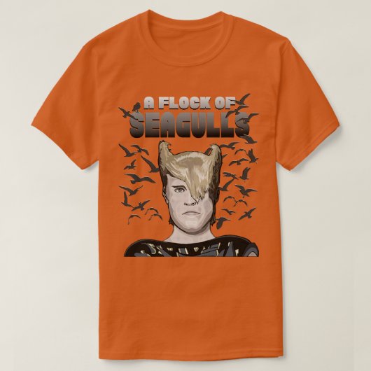 T-shirt Un troupeau de mouettes (Design devant)