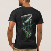 T-shirt Un tube de panneau | tees-shirt | [Black/Green] (Dos)