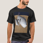 T-shirt Un vaisseau Spatial Sur Une Planète Inconnue (Devant)