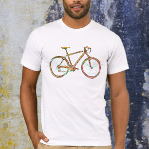 T-shirt Un Vélo Graphique Simple Pour Hommes